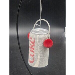 Kurt S Adler Diet Coke Can Christmas Ornament Iced Coca Cola Headphones Soda Pop